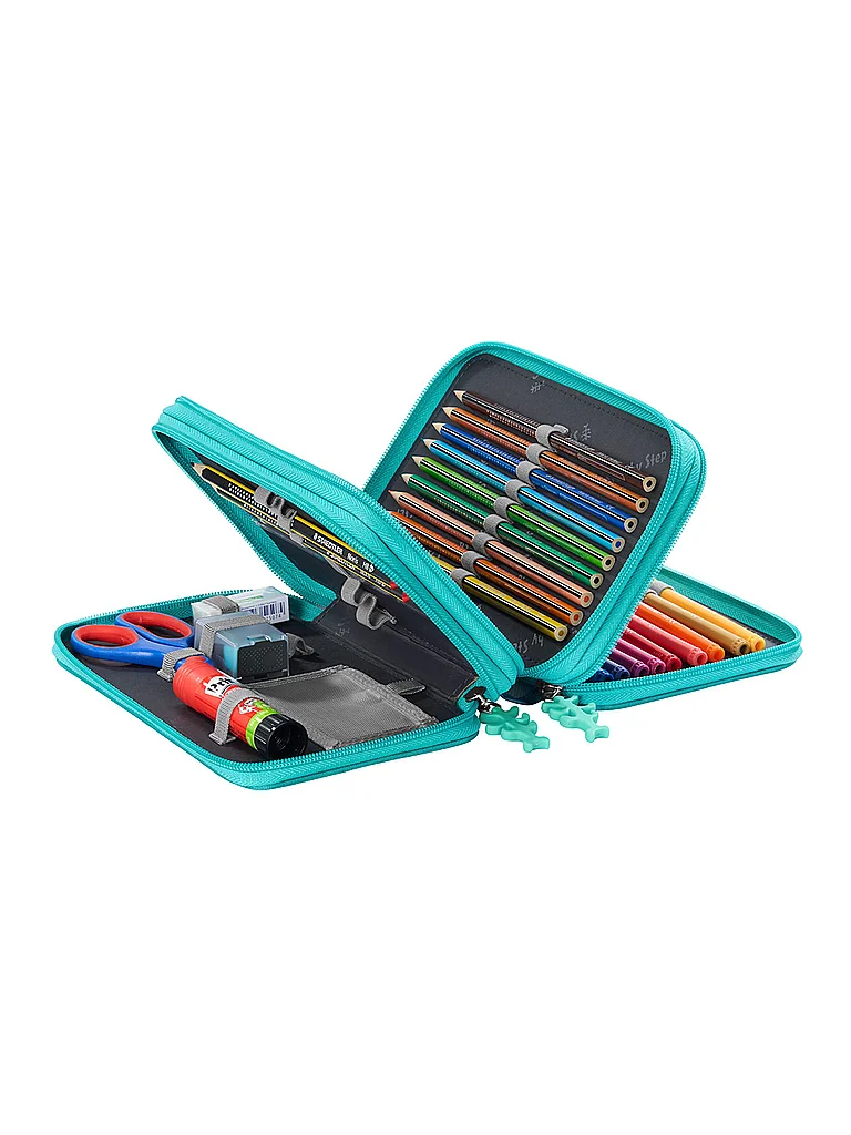 Step by Step Schulzubehör XXL-Mäppchen, Drei Fächer